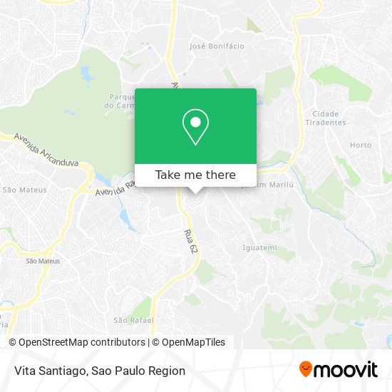 Mapa Vita Santiago