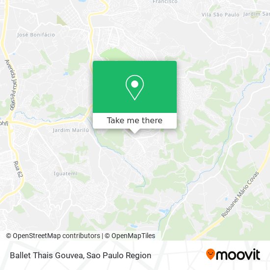 Ballet Thais Gouvea map