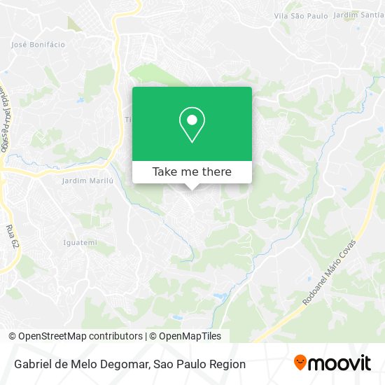 Gabriel de Melo Degomar map