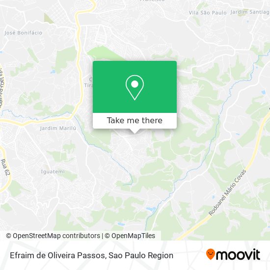 Efraim de Oliveira Passos map