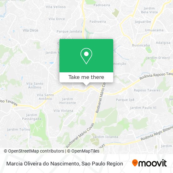 Mapa Marcia Oliveira do Nascimento