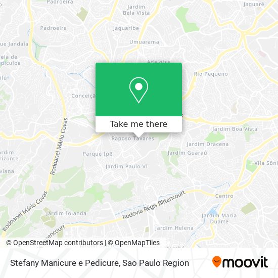 Stefany Manicure e Pedicure map