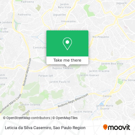 Mapa Leticia da Silva Casemiro