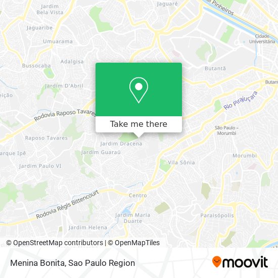 Menina Bonita map