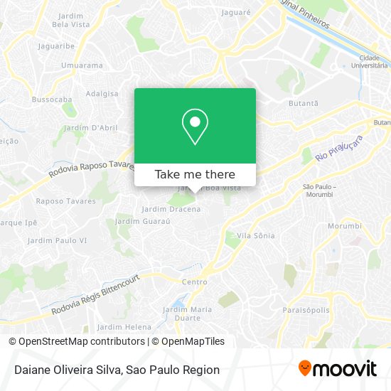 Daiane Oliveira Silva map