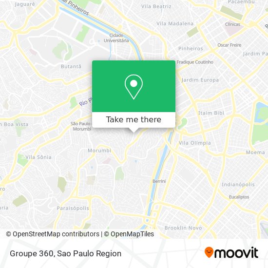 Groupe 360 map