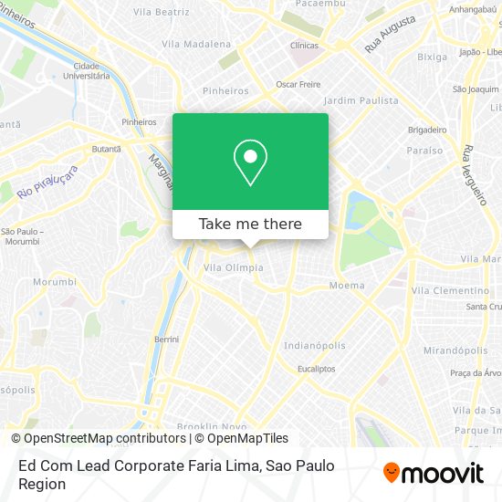 Mapa Ed Com Lead Corporate Faria Lima