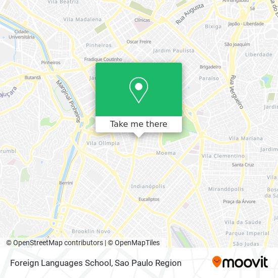 Foreign Languages School map