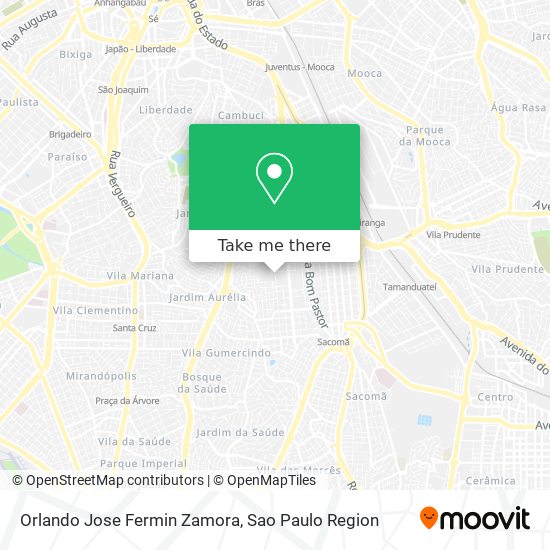 Orlando Jose Fermin Zamora map
