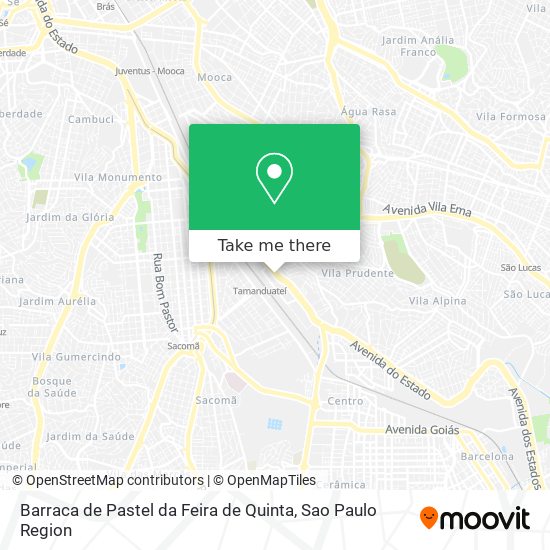 Barraca de Pastel da Feira de Quinta map