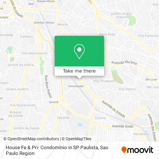 Mapa House Fe & Pri- Condomínio in SP Paulista