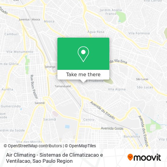 Air Climating - Sistemas de Climatizacao e Ventilacao map
