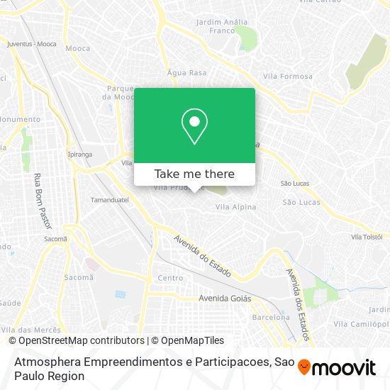 Mapa Atmosphera Empreendimentos e Participacoes