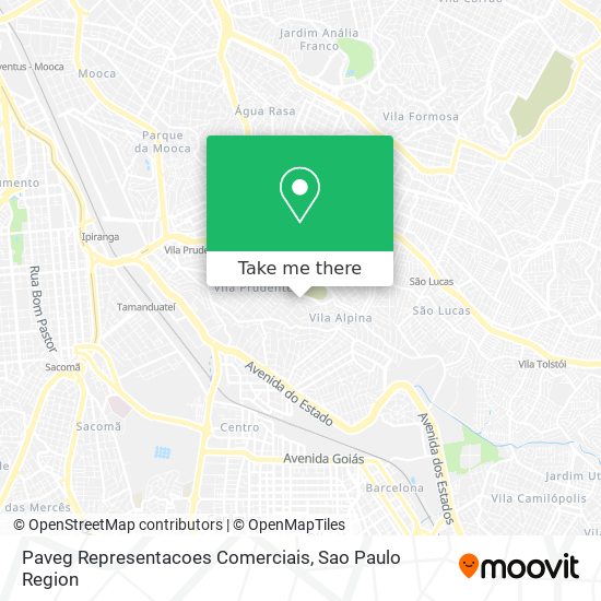 Paveg Representacoes Comerciais map