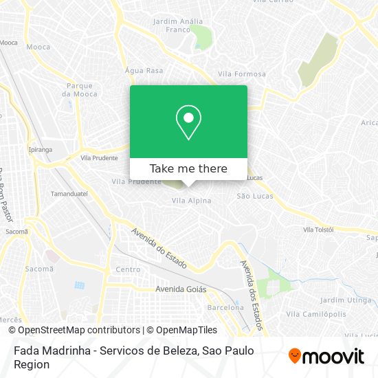Fada Madrinha - Servicos de Beleza map