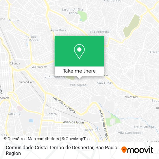 Comunidade Cristã Tempo de Despertar map