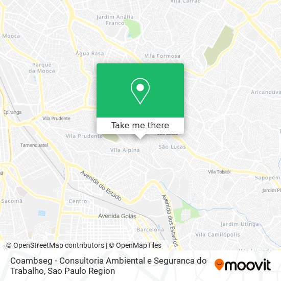 Coambseg - Consultoria Ambiental e Seguranca do Trabalho map