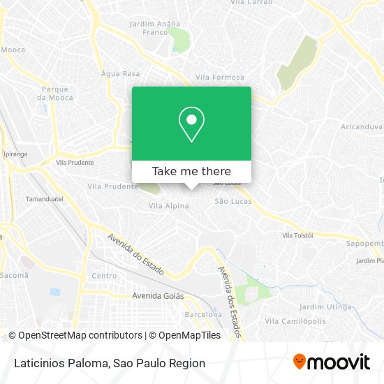 Laticinios Paloma map
