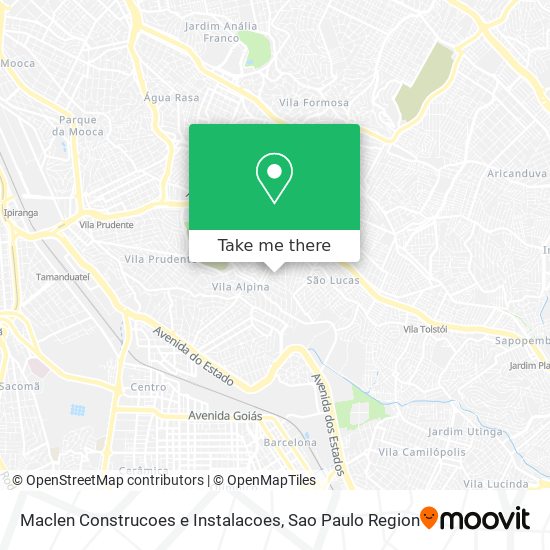 Mapa Maclen Construcoes e Instalacoes