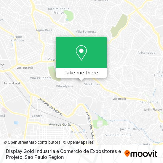 Display Gold Industria e Comercio de Expositores e Projeto map