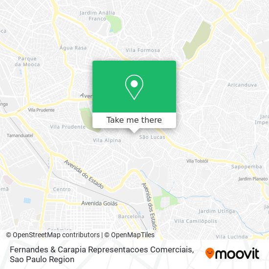 Fernandes & Carapia Representacoes Comerciais map