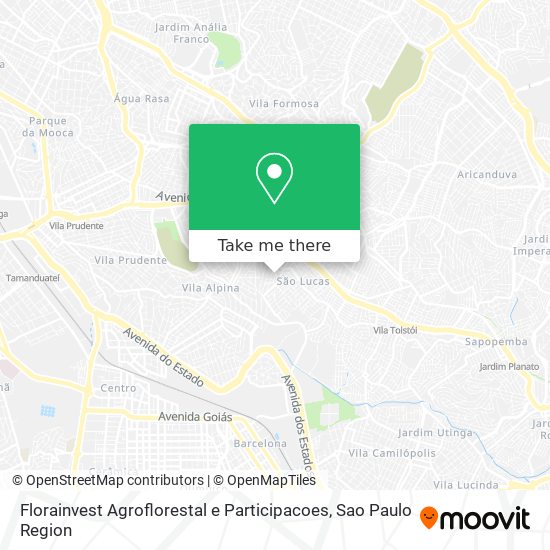 Florainvest Agroflorestal e Participacoes map