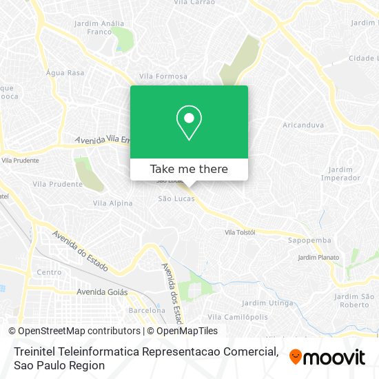 Treinitel Teleinformatica Representacao Comercial map