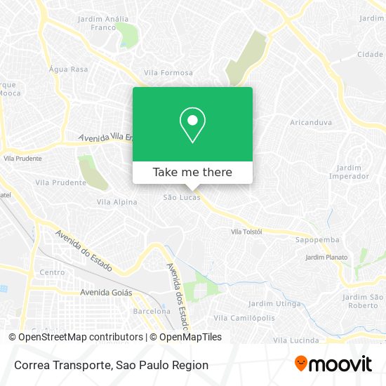 Correa Transporte map