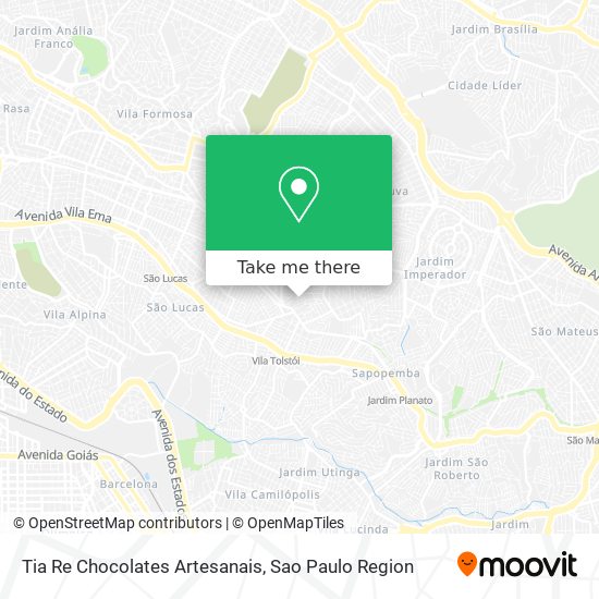 Tia Re Chocolates Artesanais map