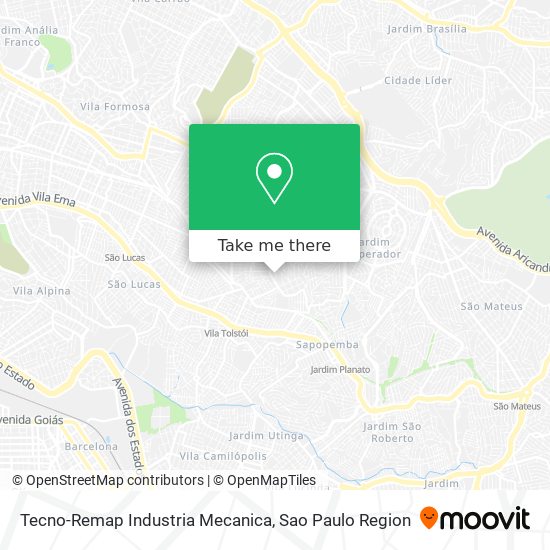 Tecno-Remap Industria Mecanica map