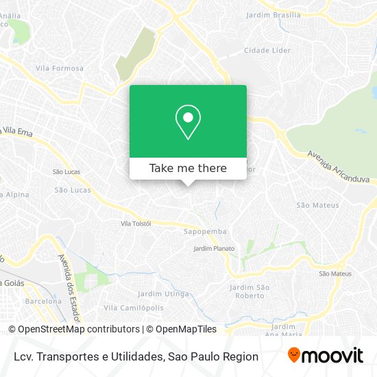 Lcv. Transportes e Utilidades map