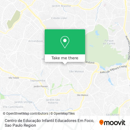 Centro de Educação Infantil Educadores Em Foco map