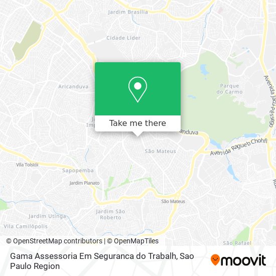 Gama Assessoria Em Seguranca do Trabalh map