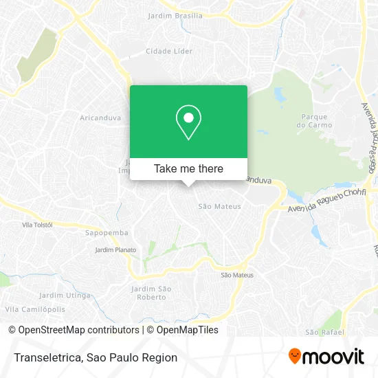 Transeletrica map