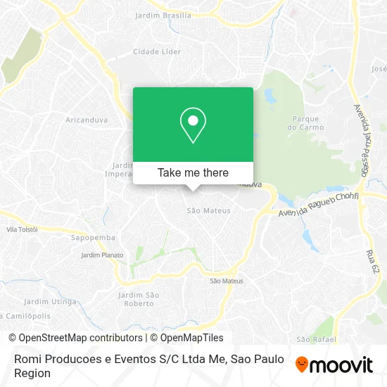Romi Producoes e Eventos S / C Ltda Me map