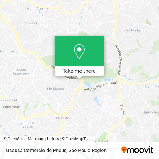 Gsousa Comercio de Pneus map
