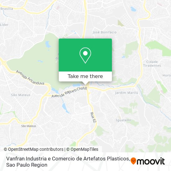 Vanfran Industria e Comercio de Artefatos Plasticos map