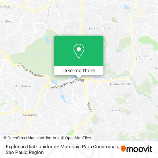 Mapa Explosao Distribuidor de Materiais Para Construcao