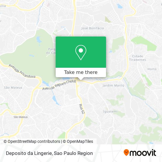 Mapa Deposito da Lingerie