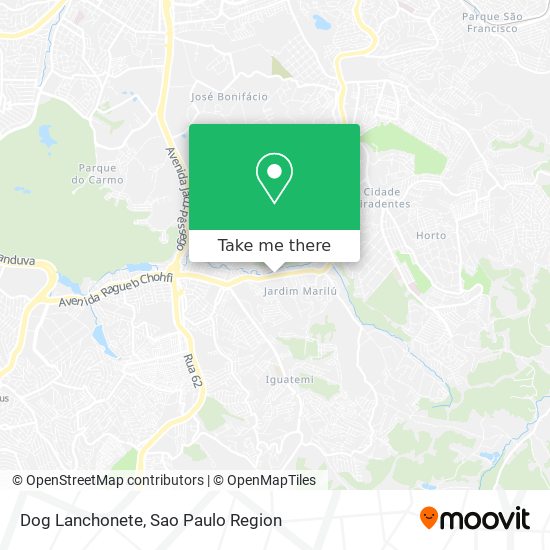 Dog Lanchonete map