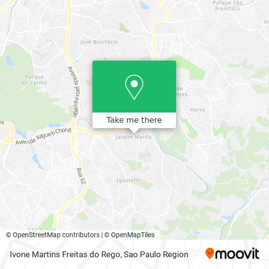Ivone Martins Freitas do Rego map