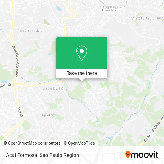 Acai Formosa map