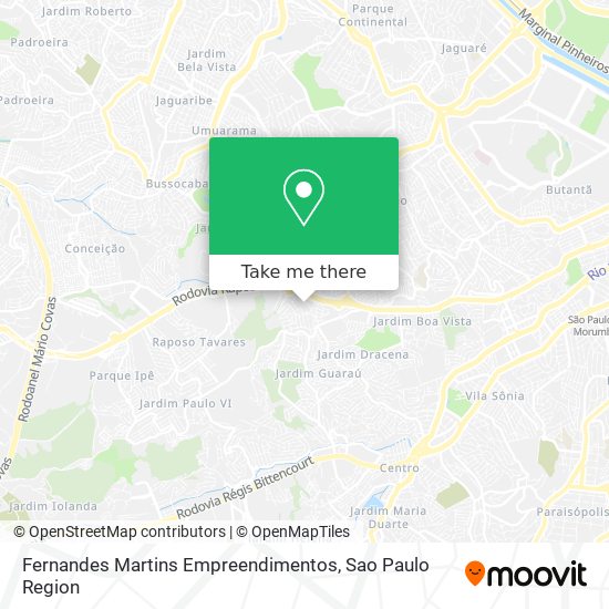 Mapa Fernandes Martins Empreendimentos