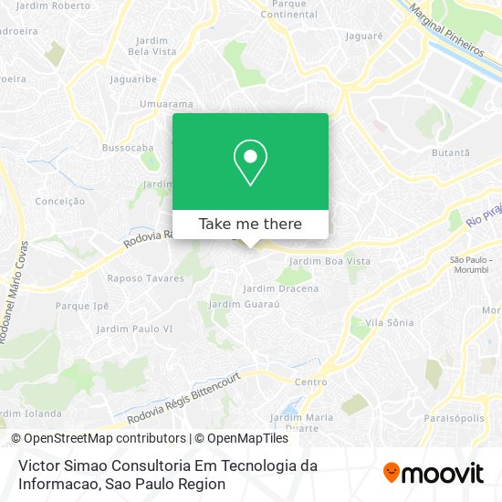 Victor Simao Consultoria Em Tecnologia da Informacao map