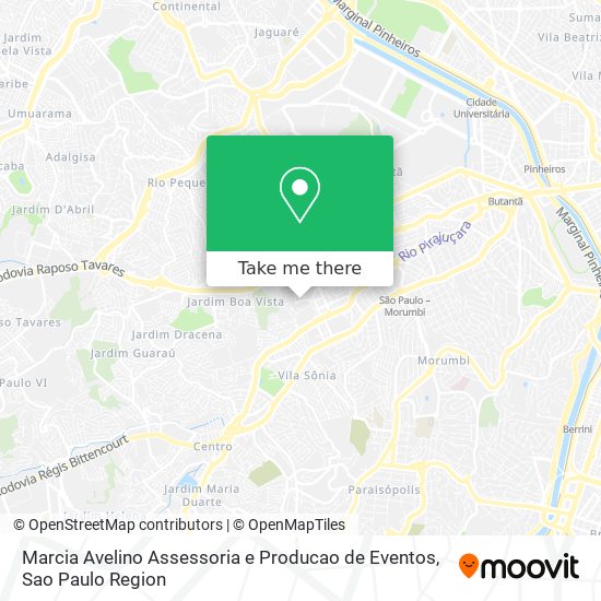Marcia Avelino Assessoria e Producao de Eventos map