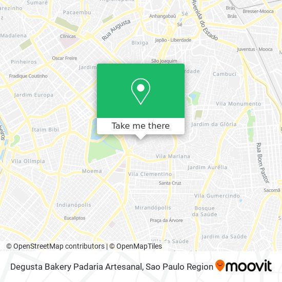 Degusta Bakery Padaria Artesanal map