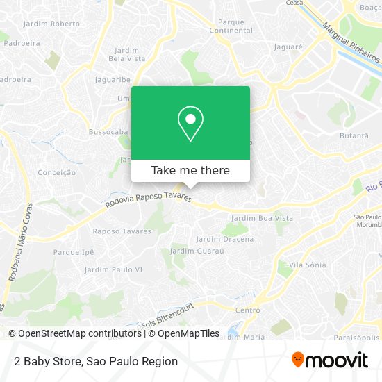 Mapa 2 Baby Store