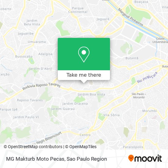 Mapa MG Makturb Moto Pecas