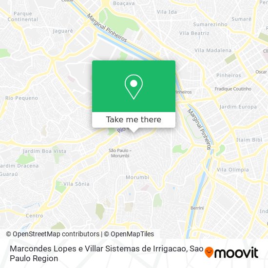 Marcondes Lopes e Villar Sistemas de Irrigacao map