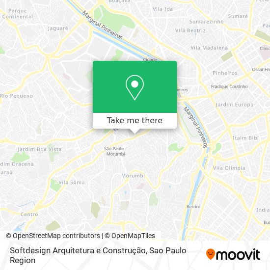 Softdesign Arquitetura e Construção map